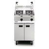 Lincat Opus 800 Twin Tank Twin Basket Free Standing Propane Gas Dual Filtration Fryer OG8111/OP2 - DM540-P Freestanding Gas Fyers Lincat