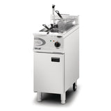 Lincat Vortech Single Tank Twin Basket Free Standing Propane Gas Filtration Fryer OG8115/OP - DM541-P Freestanding Gas Fyers Lincat