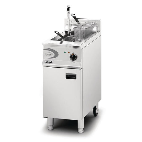 Lincat Vortech Single Tank Twin Basket Free Standing Propane Gas Filtration Fryer OG8115/OP - DM541-P Freestanding Gas Fyers Lincat