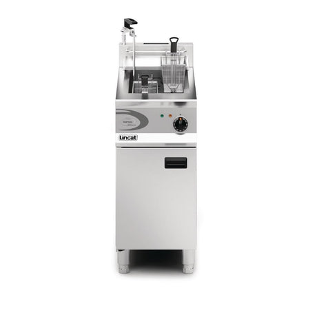 Lincat Vortech Single Tank Twin Basket Free Standing Propane Gas Filtration Fryer OG8115/OP - DM541-P Freestanding Gas Fyers Lincat