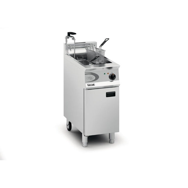 Lincat Vortech Single Tank Twin Basket Free Standing Propane Gas Filtration Fryer OG8115/OP - DM541-P Freestanding Gas Fyers Lincat