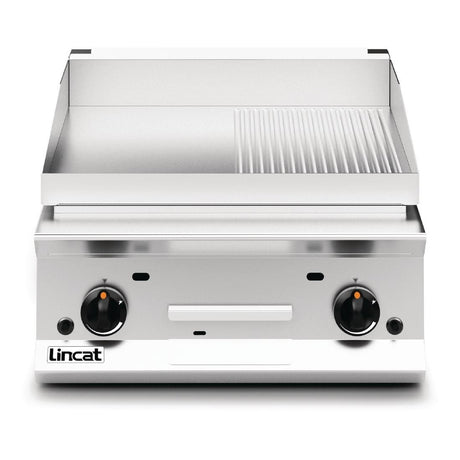 Lincat Opus 800 Half Ribbed Propane Gas Griddle OG8201/R/P - DM546-P  Lincat   