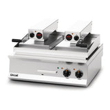 Lincat Opus 800 Half Ribbed Clam Griddle OE8210/FR - DM557  Lincat   