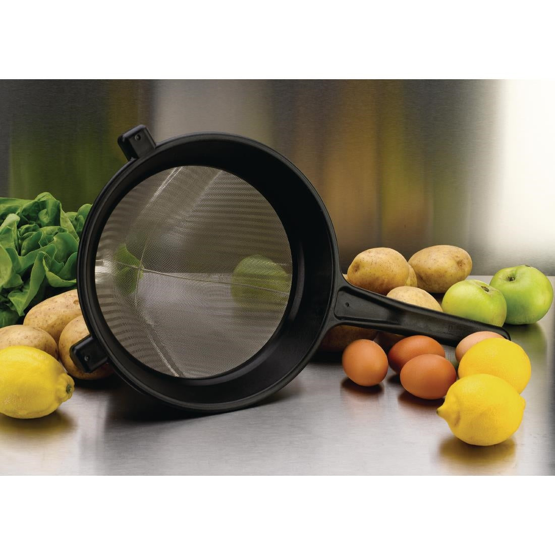 Matfer Bourgeat Exoglass Bouillon Strainer 255mm - DM597  Matfer Bourgeat   