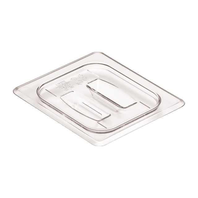 Cambro Polycarbonate 1/6 Gastronorm Tray Lid - DM756  Cambro   