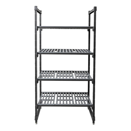 Cambro Camshelving Basics Plus 4 Tier Shelving Starter Unit 1830 x 915 x 610mm - DM772  Cambro   