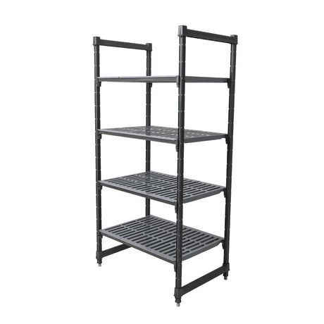 Cambro Camshelving Basics Plus 4 Tier Shelving Starter Unit 1830 x 915 x 610mm - DM772  Cambro   