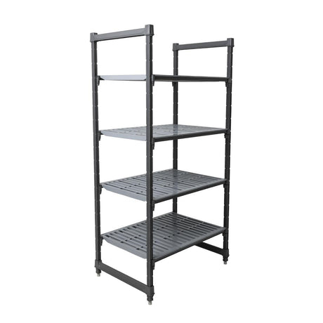 Cambro Camshelving Basics Plus 4 Tier Shelving Starter Unit 1830 x 915 x 610mm - DM772  Cambro   