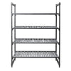 Cambro Camshelving Basics Plus 4 Tier Shelving Starter Unit 1830 x 1375 x 610mm - DM775  Cambro   