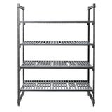 Cambro Camshelving Basics Plus 4 Tier Shelving Starter Unit 1830 x 1375 x 610mm - DM775  Cambro   