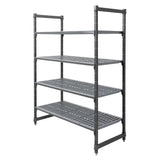 Cambro Camshelving Basics Plus 4 Tier Shelving Starter Unit 1830 x 1375 x 610mm - DM775  Cambro   