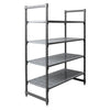 Cambro Camshelving Basics Plus 4 Tier Shelving Starter Unit 1830 x 1375 x 610mm - DM775  Cambro   