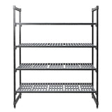Cambro Camshelving Basics Plus 4 Tier Shelving Starter Unit 1830 x 1525 x 610mm - DM776  Cambro   