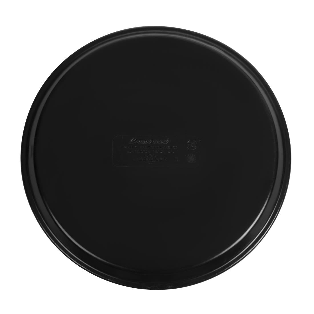 Cambro Camtread Fibreglass Round Non-Slip Tray Black 280mm - DM780  Cambro   