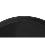 Cambro Camtread Fibreglass Round Non-Slip Tray Black 405mm - DM782  Cambro   
