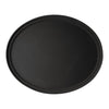 Cambro Camtread Large Fibreglass Oval Non-Slip Tray Black 600mm - DM783  Cambro   