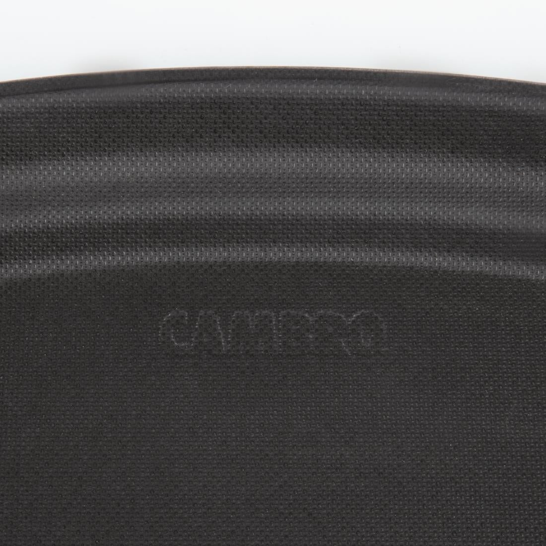 Cambro Camtread Large Fibreglass Oval Non-Slip Tray Black 600mm - DM783  Cambro   