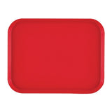 Cambro Polypropylene Fast Food Tray Red 410mm - DM800  Cambro   