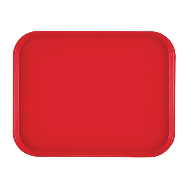Cambro Polypropylene Fast Food Tray Red 410mm - DM800  Cambro   