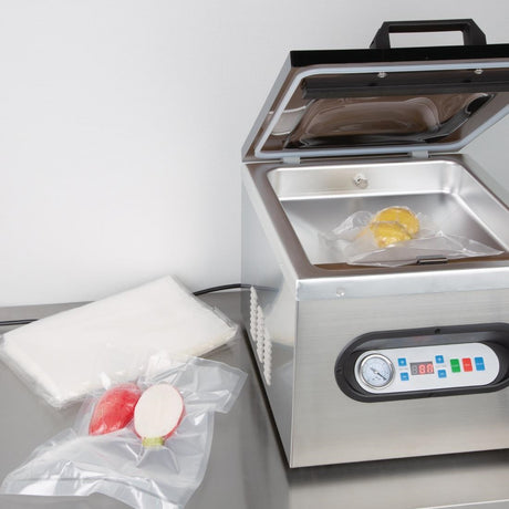 Vogue Vacuum Sealer Bags Embossed 250x350mm (Pack of 50) - DM882  Vogue   