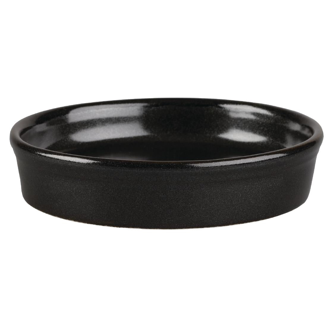 Churchill Mediterranean Mezze Dishes Black 110mm (Pack of 12) - DN507 Churchill Super Vitrified Churchill   