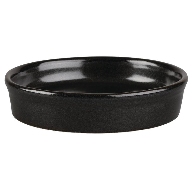 Churchill Mediterranean Mezze Dishes Black 127mm (Pack of 12) - DN509 Churchill Super Vitrified Churchill   