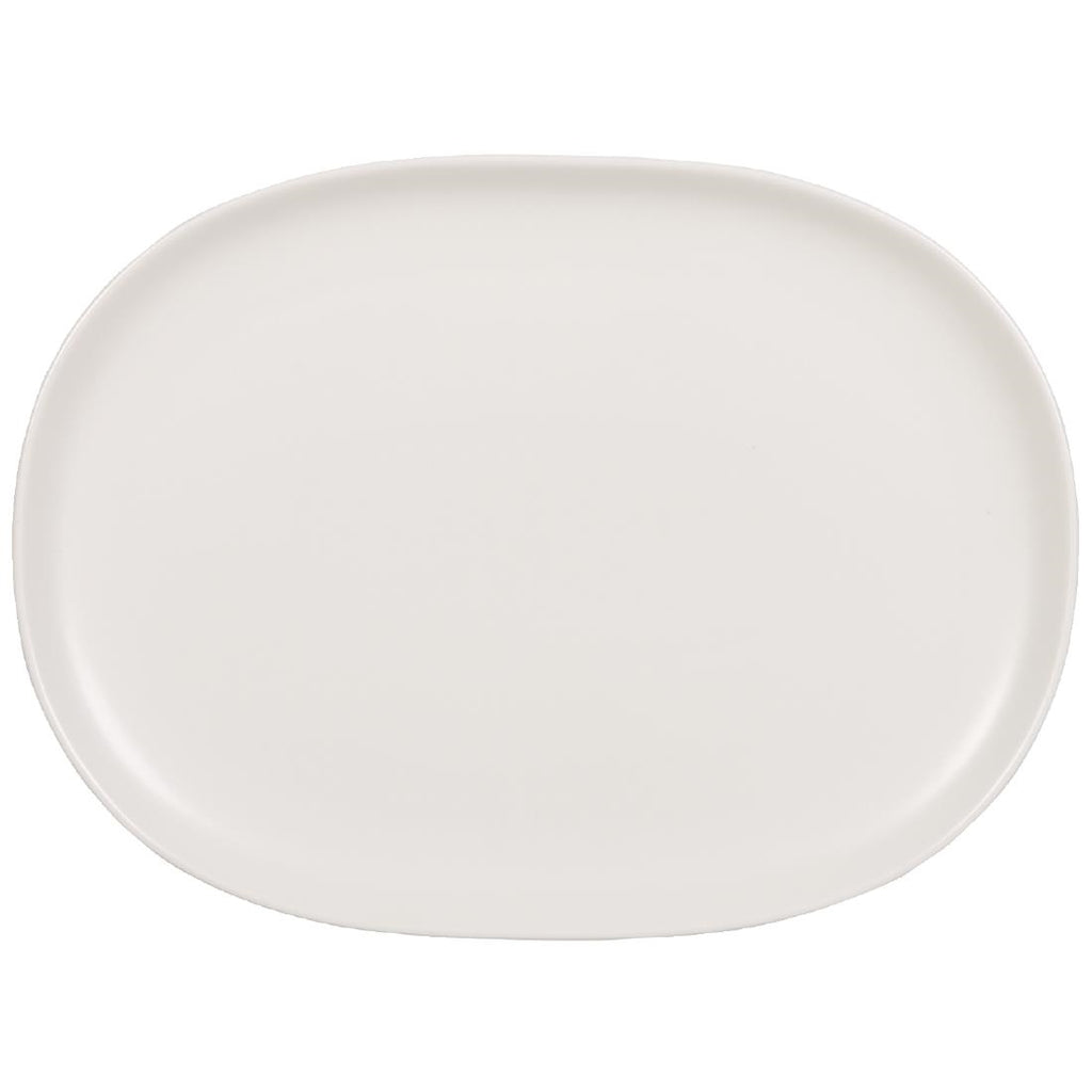 Churchill Alchemy Moonstone Oval Plates 225mm (Pack of 12) - DN517 Plates Churchill