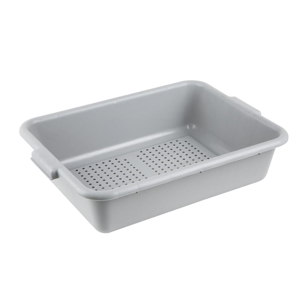 Vogue EDLP Plastic Perforated Storage Box Grey - DN583  Vogue   