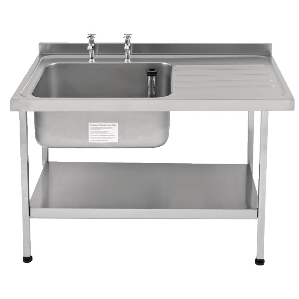 KWC DVS Self Assembly Stainless Steel Sink Right Hand Drainer 1500x650mm - P367  KWC DVS   
