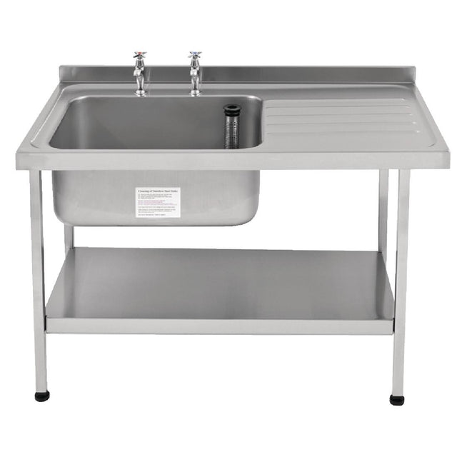 KWC DVS Self Assembly Stainless Steel Sink Right Hand Drainer 1500x650mm - P367  KWC DVS   