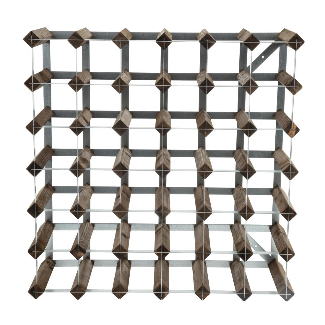 Wine Rack Dark Wood 42 Bottle - DN634  Traditional Wine Racks   