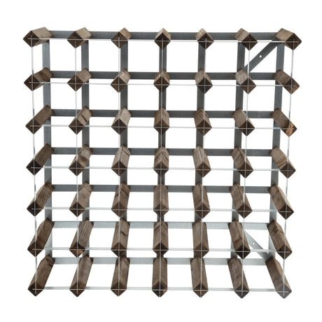Wine Rack Dark Wood 42 Bottle - DN634  Traditional Wine Racks   