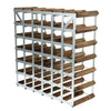 Wine Rack Dark Wood 42 Bottle - DN634  Traditional Wine Racks   