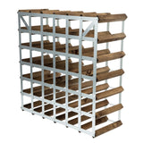 Wine Rack Dark Wood 42 Bottle - DN634  Traditional Wine Racks   