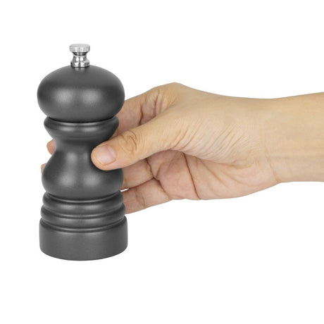 Olympia Salt Or Pepper Grinder Grey Hevea Wood 125mm - DN650  Olympia   