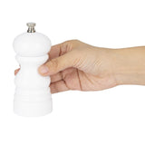 Olympia Salt Or Pepper Grinder White Hevea Wood 125mm - DN652  Olympia   