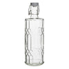 Olympia Geo Glass Water Bottle with Stopper 1Ltr (Pack of 6) - DN816 Jugs, Pitchers, Decanters & Carafes Olympia   