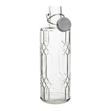 Olympia Geo Glass Water Bottle with Stopper 1Ltr (Pack of 6) - DN816 Jugs, Pitchers, Decanters & Carafes Olympia   
