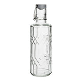 Olympia Geo Glass Water Bottle with Stopper 640ml (Pack of 6) - DN817 Jugs, Pitchers, Decanters & Carafes Olympia   