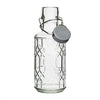 Olympia Geo Glass Water Bottle with Stopper 380ml (Pack of 6) - DN818 Jugs, Pitchers, Decanters & Carafes Olympia   