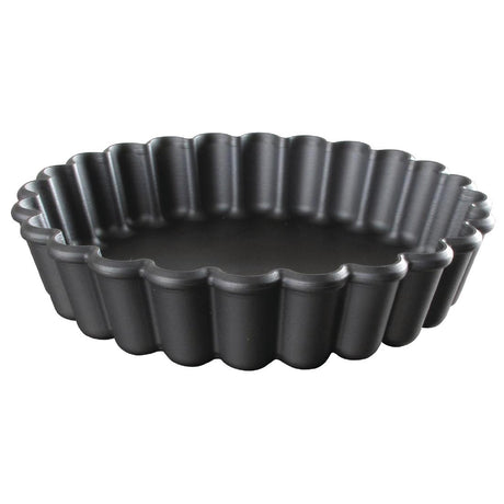 Matfer Bourgeat Exoglass Round Fluted Tartlet Mould 90mm (Pack of 12) - DN954  Matfer Bourgeat   