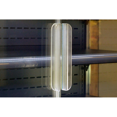 Prodis Panoramic Frameless Glass Door Multideck Black - XMD2500-P-FGD-K