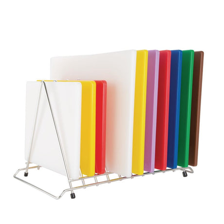Hygiplas Heavy Duty Chopping Board Rack 10 Slots - DP037  Hygiplas   