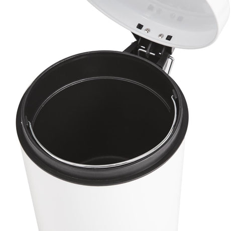 Bolero Pedal Bin White 5ltr - DP038  Bolero   
