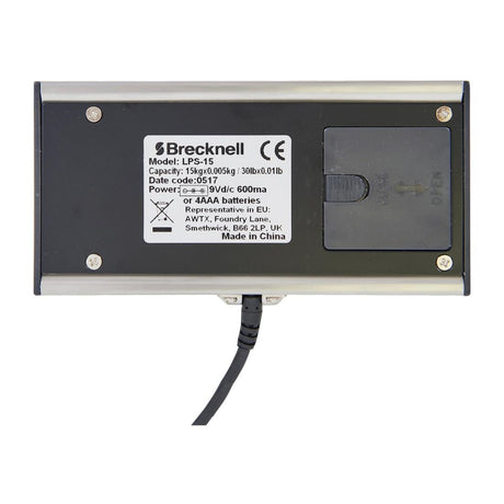Brecknell WS15 Portable Bench Scale 15kg - DP050  Brecknell   