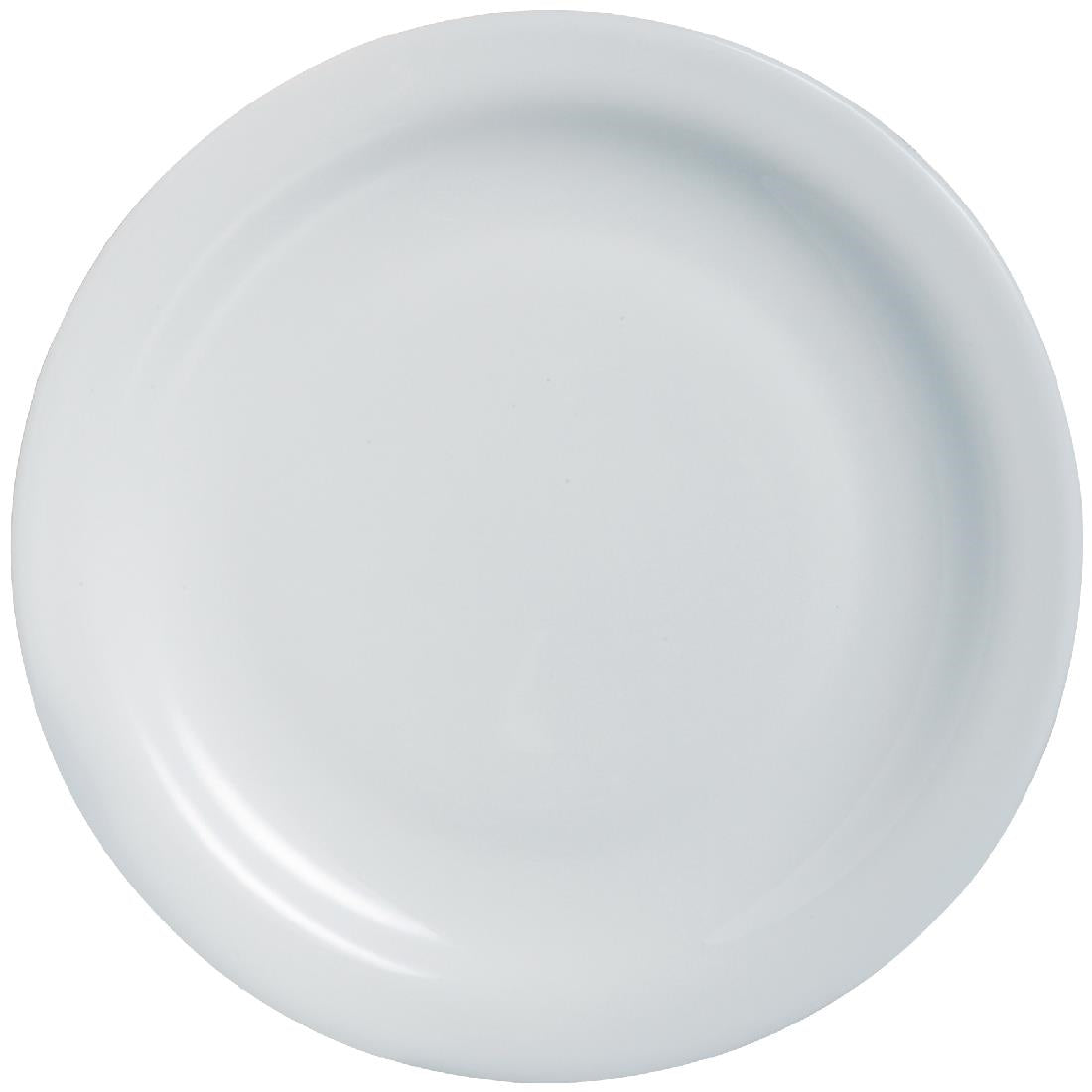 Arcoroc Opal Hoteliere Narrow Rim Plates 236mm (Pack of 6) - DP061 Plates Arcoroc
