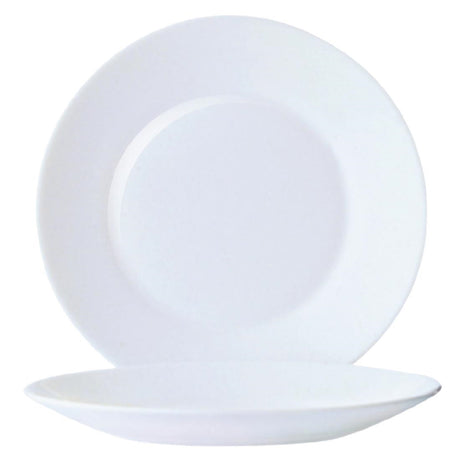 Arcoroc Opal Restaurant Wide Rim Plates 195mm (Pack of 6) - DP066 Plates Arcoroc