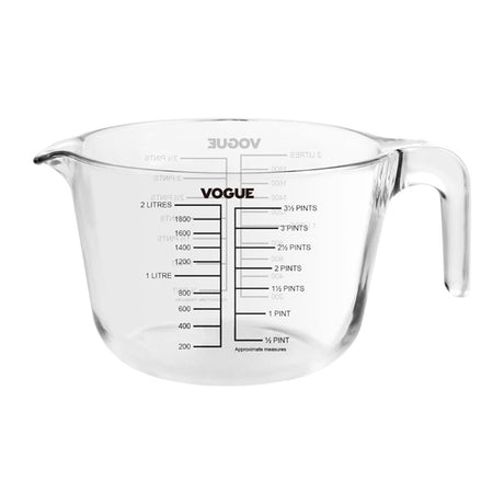 Vogue Glass Measuring Jug 2000ml - DP118  Vogue   