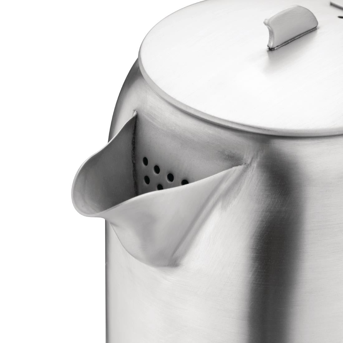 Olympia Airline Teapot Stainless Steel 1.6Ltr - DP125  Olympia   