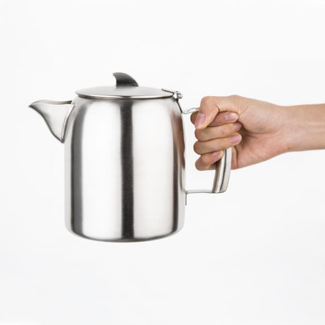 Olympia Airline Teapot Stainless Steel 1.6Ltr - DP125  Olympia   